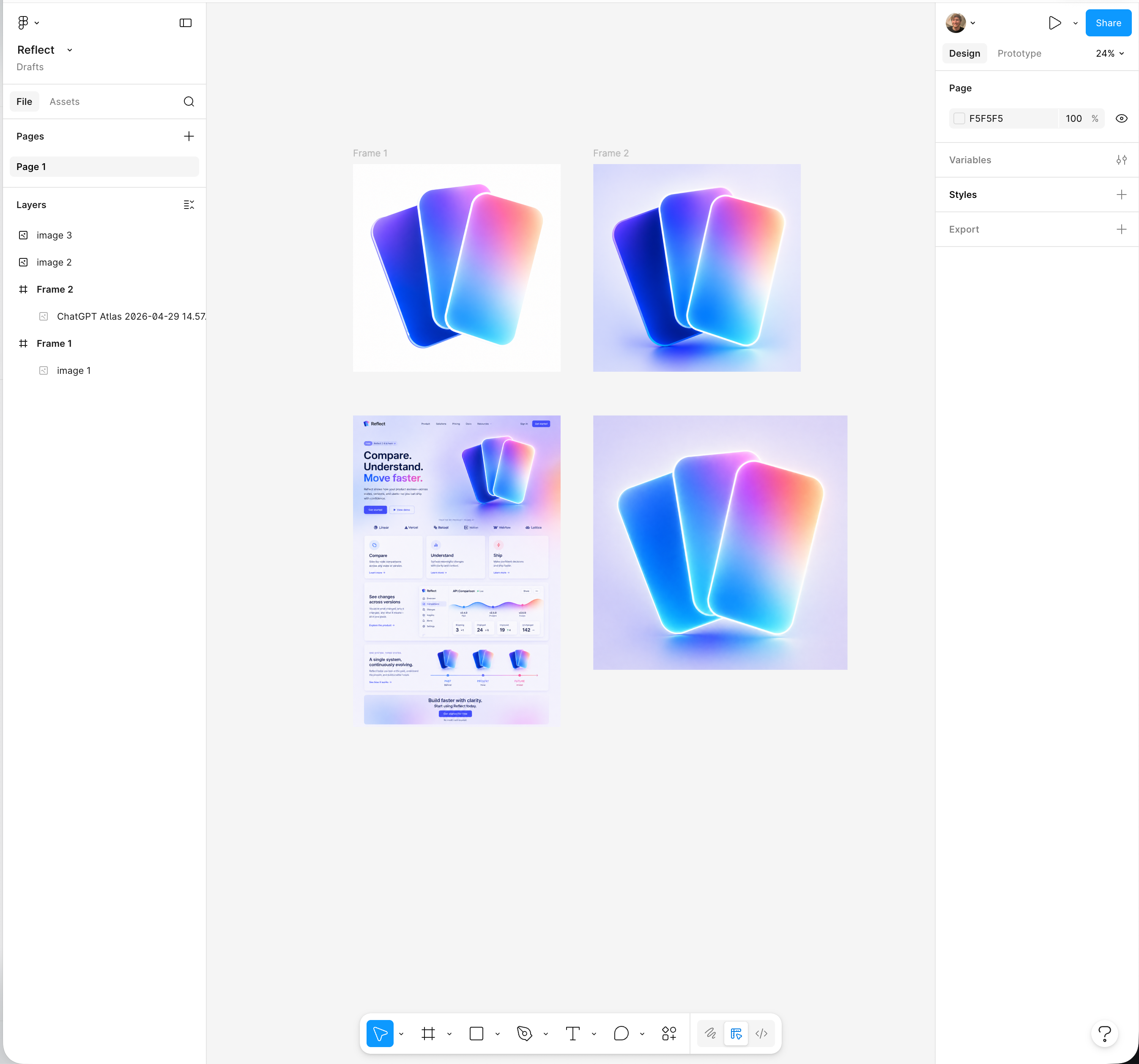 App to Canvas placeholder
